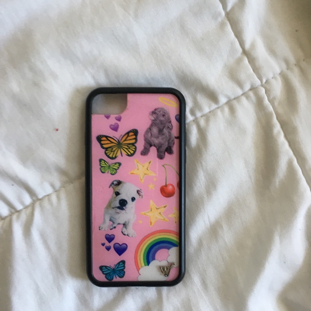 wildflower puppy love case (iPhone 6s,7,8)
